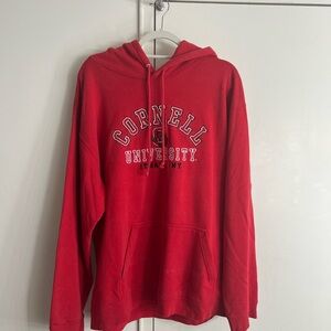 Cornell University Vintage Red Hoodie